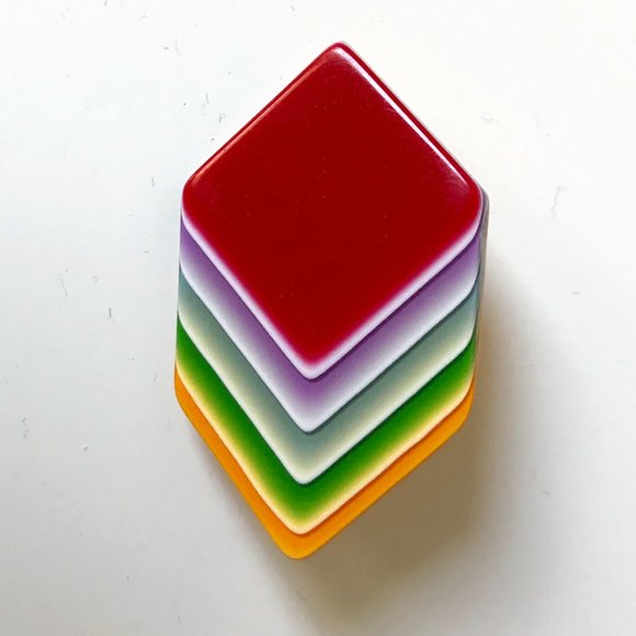 Lea Stein Jewelry - LEA STEIN PARIS | Geometric Pin-On Brooch